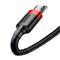 BASEUS CAFULE adatkábel USB - microUSB, 100cm, PIROS/FEKETE CAMKLF-B91 small