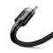 BASEUS BASEUS CAFULE adatkábel USB - Type-C, 100cm, SZÜRKE/FEKETE CATKLF-BG1 small