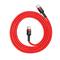 BASEUS CAFULE adatkábel Type-C - Type-C, 100cm, PIROS CATKLF-G09 small