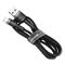 BASEUS Cafule USB-Lightning töltőkábel 0.5m (fekete) CALKLF-AG1 small