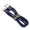 BASEUS iPhone 14 Pro / 14 Plus / 14 CAFULE adatkábel USB - lightning, 100cm, SÖTÉTKÉK CALKLF-BV3 small