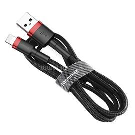 BASEUS iPhone 14 Pro / 14 Plus / 14 CAFULE adatkábel USB - lightning, 100cm, FEKETE/PIROS CALKLF-B19 small