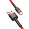 BASEUS BASEUS CAFULE adatkábel USB - Type-C, 200cm, PIROS CATKLF-C09 small