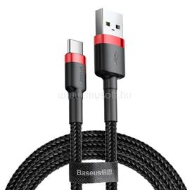 BASEUS CAFULE adatkábel USB - Type-C, 300cm, PIROS/FEKETE CATKLF-U91 small