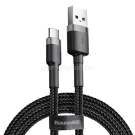 BASEUS CAFULE adatkábel USB - Type-C, 200cm, FEKETE/SZÜRKE CATKLF-CG1 small