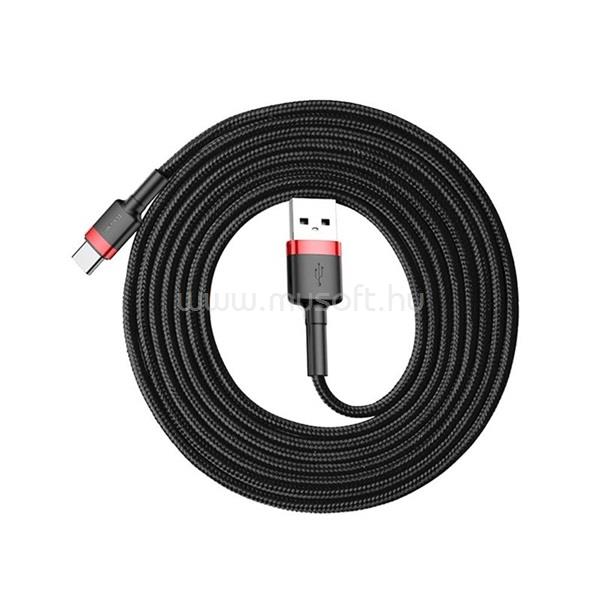 BASEUS CAFULE adatkábel USB - Type-C, 200cm, FEKETE