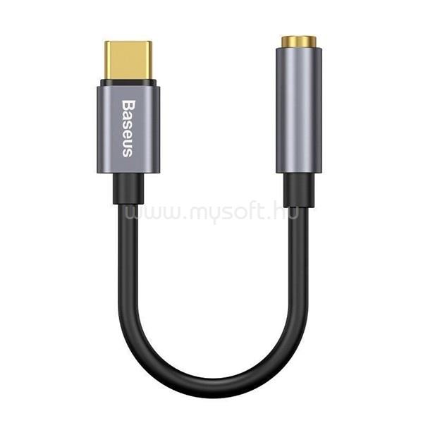 BASEUS CATL54-0G L54 USB C - 3,5mm jack szürke audio adapter