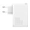 BASEUS CCGAN2P-L02 GaN2 Pro 100W 2xUSB/2xType-C 100W fehér hálózati töltő CCGAN2P-L02 small