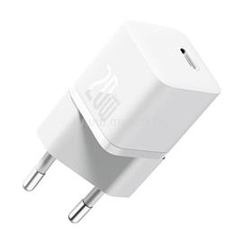 BASEUS CCGN050102 GaN5 20W USB/USB C fehér töltő CCGN050102 small