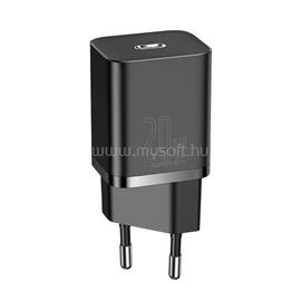 BASEUS SUPER SI hálózati töltő Type-C aljzat 20W, PD gyorstöltő, FEKETE CCSUP-B01 small
