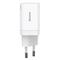 BASEUS SUPER SI PRO hálózati töltő USB+Type-C aljzat 30W, PD gyorstöltő 3.0, FEHÉR CCSUPP-E02 small