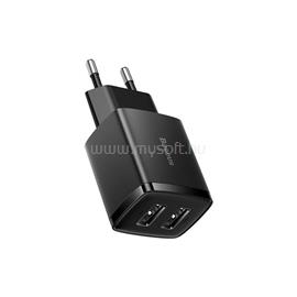 BASEUS CCXJ010201 10,5W 2xUSB fekete gyorstöltő CCXJ010201 small