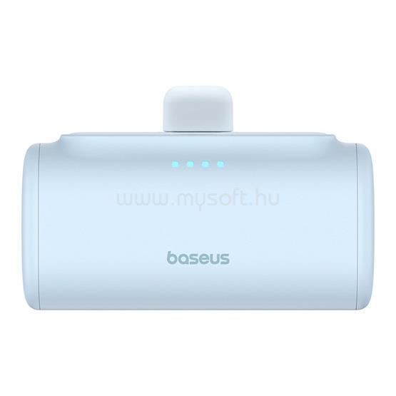 BASEUS Compact 20W gyorstöltő powerbank, 5000mAh, iPhone csatlakozóval (kék)