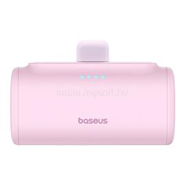 BASEUS Compact 20W gyorstöltő powerbank, 5000mAh, iPhone csatlakozóval (rózsaszín) P10068307413-00 small