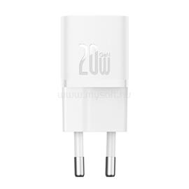 BASEUS GaN5 Mini hálózati gyorstöltő 20W, USB Type-C, 100W USB Type-C, 1m kábellel (fehér) P10110900213-01 small