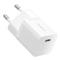 BASEUS GaN5 MINI hálózati töltő Type-C aljzat 25W, GaN5 + Type-C kábel, FEHÉR P10110909213-01 small