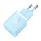 BASEUS GaN5 Mini hálózati gyorstöltő 30W, USB Type-C (kék) CCGN070603 small