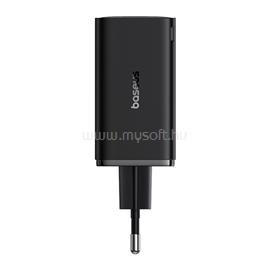 BASEUS GaN6 Pro hálózati gyorstöltő 65W, 2xUSB Type-C + 2xUSB Type-A, 100W USB Type-C, 1m kábellel (fekete) P10162701113-00 small