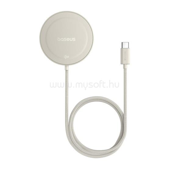 Baseus Simple Mini4 Magnetic vezeték nélküli töltő 15W, arany