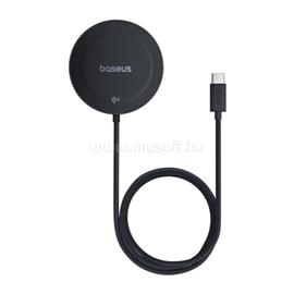 BASEUS BASEUS SIMPLE MINI4 asztali töltő 15W, kitámasztó, FEKETE P10273300121-00 small