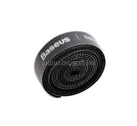 BASEUS CIRCLE VELCRO tépőzáras kábelrendező tekercs, 50cm, FEKETE ACMGT-A01 small