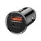 BASEUS Circular Plastic autós gyorstöltő 30W, USB Type-A + USB Type-C (fekete) CCALL-YS01 small
