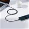 BASEUS Crystal Shine USB Type-A - iPhone, 2.4A gyorstöltő adatkábel, 2m, fekete CAJY000101 small