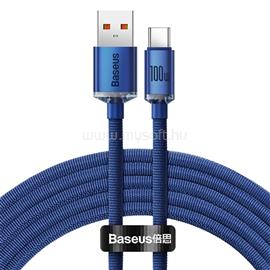 BASEUS CRYSTAL SHINE adatkábel USB - Type-C, 200cm, SÖTÉTKÉK CAJY000503 small