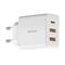 BASEUS Cube hálózati gyorstöltő 30W, USB Type-C + 2×USB Type-A (fehér) P10111402213-00 small