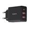 BASEUS BASEUS CUBE hálózati töltő 2 USB+Type-C aljzat 30W, PD gyorstöltő 3.0, FEKETE P10111402113-00 small