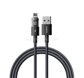 BASEUS iPhone 14 Plus / 14 Pro Max / 14 Pro BASEUS DISPLAY II adatkábel USB - lightning, 100cm, FEKETE P10382700121-00 small