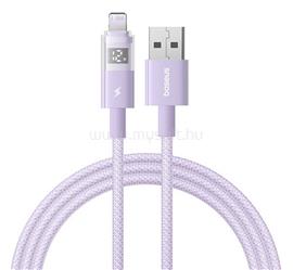 BASEUS iPhone 14 Plus / 14 Pro Max / 14 Pro BASEUS DISPLAY II adatkábel USB - lightning, 100cm, LILA P10382700511-00 small