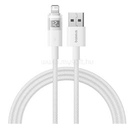 BASEUS iPhone 14 Plus / 14 Pro Max / 14 Pro BASEUS DISPLAY II adatkábel USB - lightning, 200cm, FEHÉR P10382700211-01 small