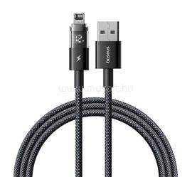 BASEUS iPhone 14 Plus / 14 Pro Max / 14 Pro BASEUS DISPLAY II adatkábel USB - lightning, 200cm, FEKETE P10382700121-01 small