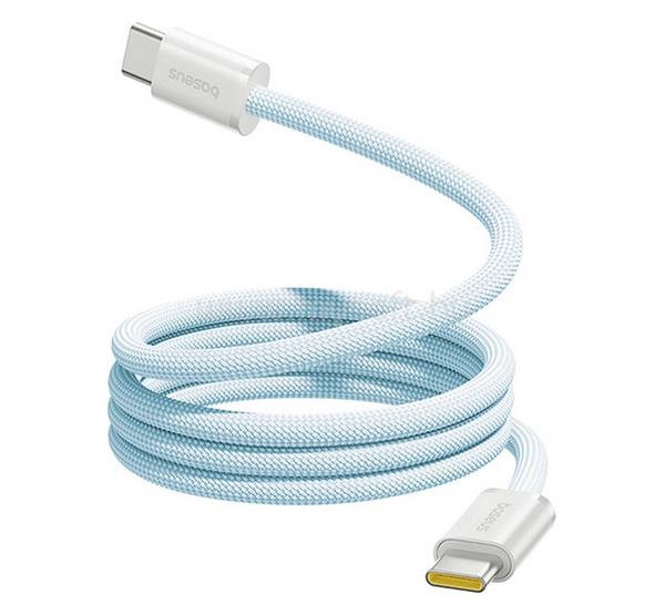 BASEUS BASEUS DYNAMIC 4 PRO adatkábel Type-C - Type-C, 100cm, VILÁGOSKÉK