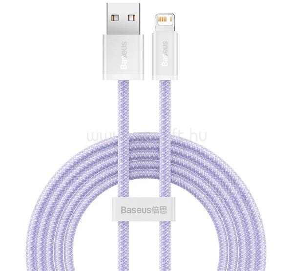 BASEUS iPhone 14 Plus / 14 Pro Max / 14 Pro BASEUS DYNAMIC adatkábel USB - lightning, 200cm, LILA
