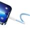 BASEUS Dynamic USB Type-C - iPhone, 20W gyorstöltő adatkábel, 1m, kék CALD000003 small