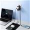 BASEUS EnerCore CG11 töltőállomás, 70W, 1×AC + 2×USB Type-A + 1×USB Type-C + 1×USB Type-C automata behúzós kábel (fekete) E0307E00 small