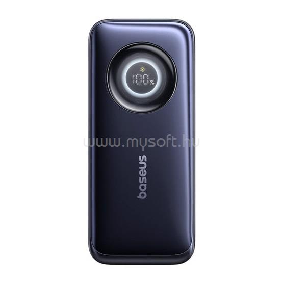BASEUS EnerCore CR11 gyorstöltő powerbank 20000mAh, 67W, beépített USB Type-C automata behúzós kábel (fekete) E0027H00 large