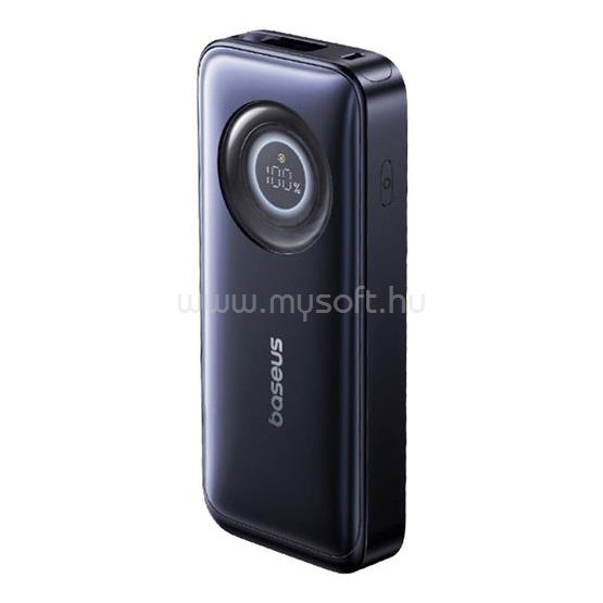 BASEUS EnerCore CR11 gyorstöltő powerbank 20000mAh, 67W, beépített USB Type-C automata behúzós kábel (fekete) E0027H00 large