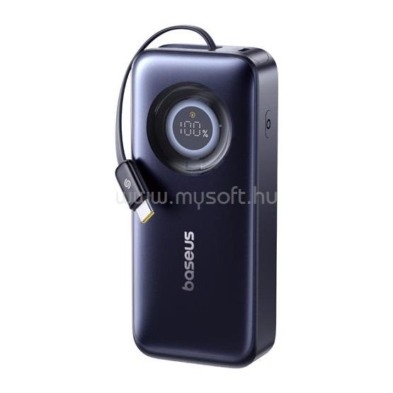 BASEUS EnerCore CR11 gyorstöltő powerbank 20000mAh, 67W, beépített USB Type-C automata behúzós kábel (fekete) E0027H00 large