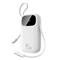 BASEUS EnerFill FC31 gyorstöltő powerbank 20000mAh, 45W, beépített 2×USB Type-C kábel, fehér P10082105213-00 small