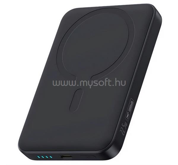BASEUS BASEUS ENERFILL FM11 ULTRA-MINI vésztöltő Type-C aljzat 10000mAh, MagSafe + Type-C kábel, FEKETE