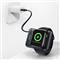 BASEUS EnerFill FW11 vezeték nélküli Apple Watch powerbank 1640mAh, 5W (fekete) E0205301 small