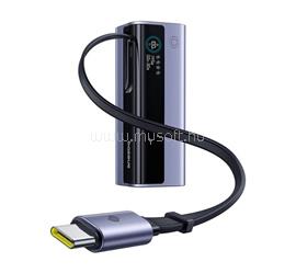 BASEUS BASEUS ENERGEEK GR11 vésztöltő 2 Type-C+USB aljzat 20000mAh, csévélhető Type-C kábel, SZÜRKE E0027B01 small