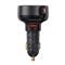 BASEUS Enjoyment Pro Car Charger U+Retractable iPhone Cable 55W autós gyorstöltő automatata behúzós kábellel (fekete) C00057801111-00 small