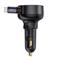BASEUS Enjoyment Pro Car Charger U+Retractable Type-C Cable 60W autós gyorstöltő automatata behúzós kábellel (fekete) C00057800111-00 small