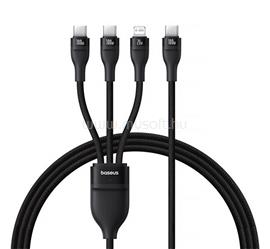 BASEUS BASEUS FLASH SERIES III adatkábel 3in1 Type-C - 2 Type-C/lightning, 150cm, FEKETE P10377502111-00 small