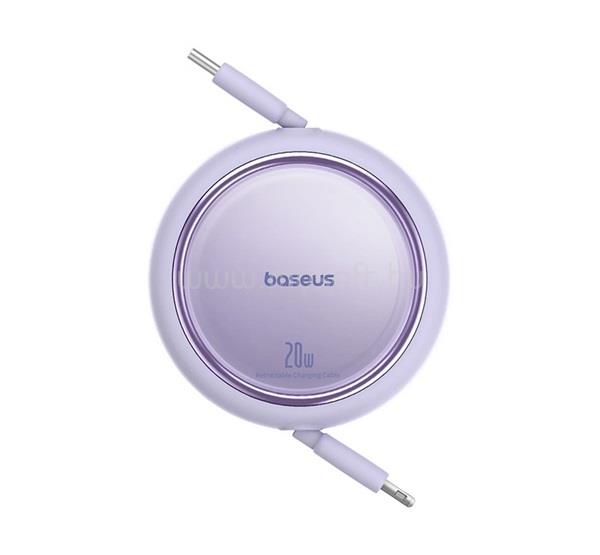 BASEUS iPhone 14 Plus / 14 Pro Max / 14 Pro BASEUS FREE2PULL adatkábel Type-C - lightning, 100cm, LILA