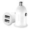 BASEUS GRAIN PRO autós töltő 2 USB aljzat 24W, gyorstöltő, FEHÉR CCALLP-02 small